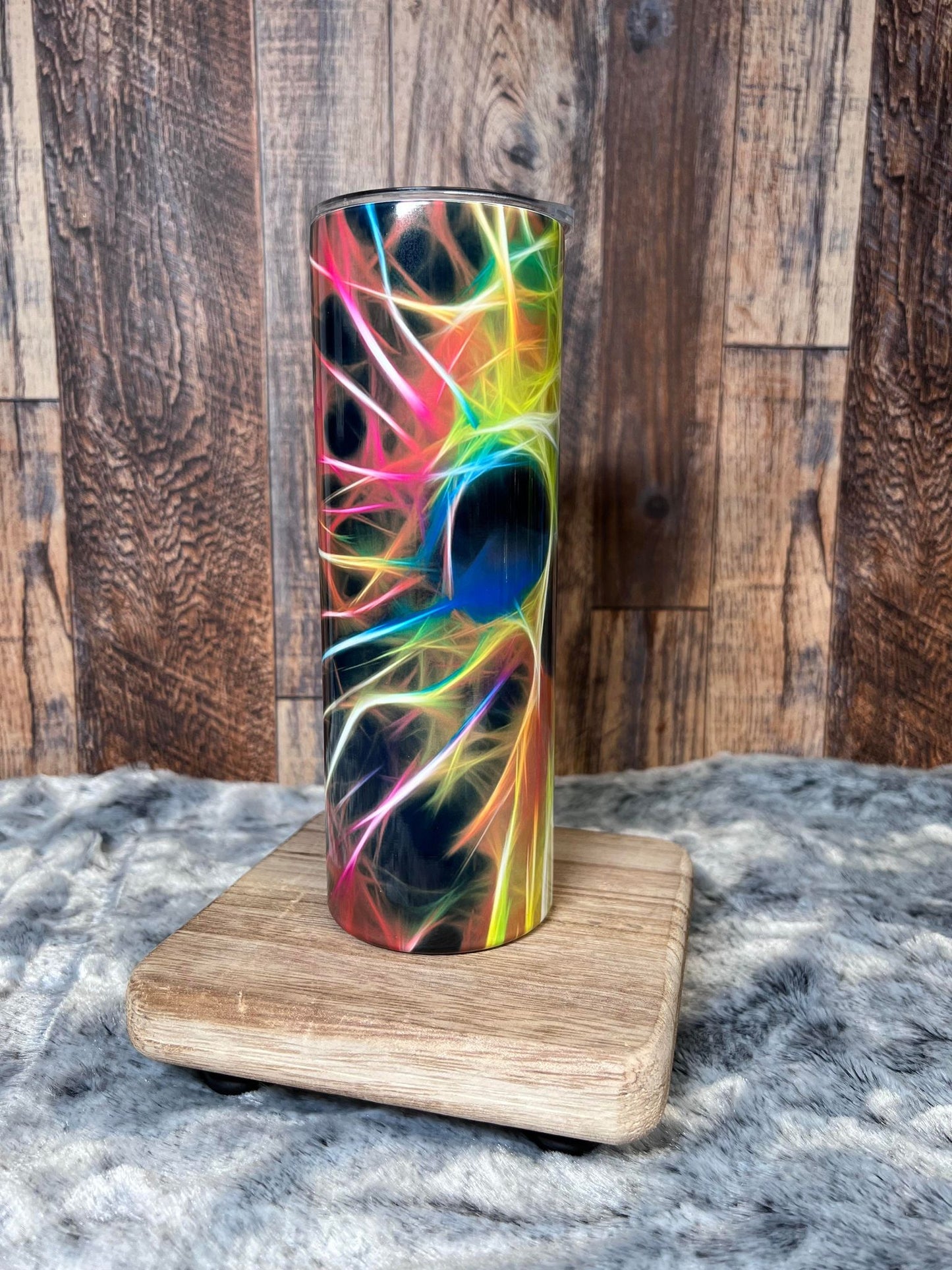 Colorful Skull Tumbler