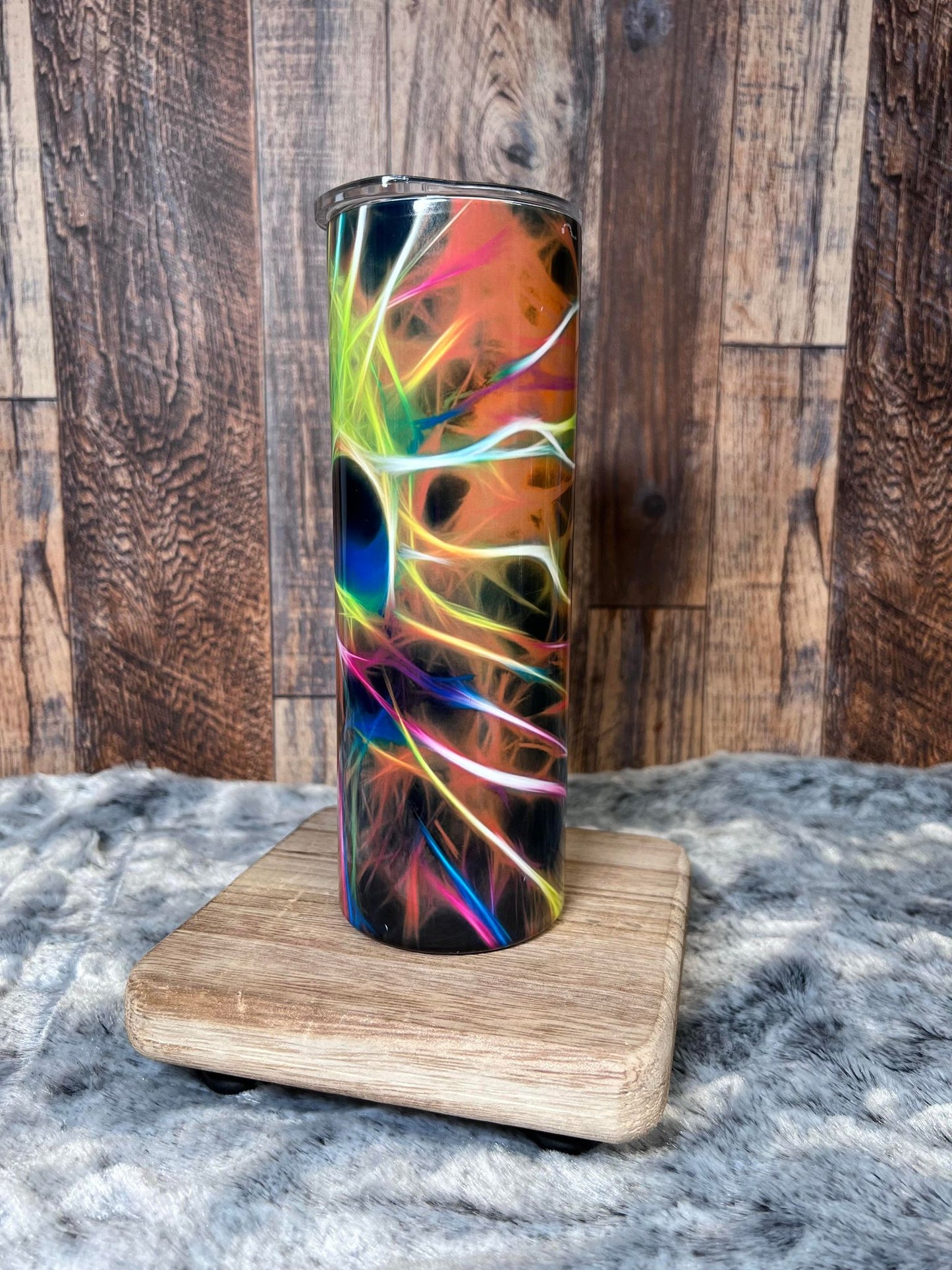 Colorful Skull Tumbler