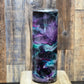 20oz Blue, Purple, Teal & White Swirl Tumbler