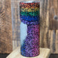 20oz Tumbler Rhinestone Rainbow Gnome