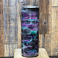 20oz Blue, Purple, Teal & White Swirl Tumbler