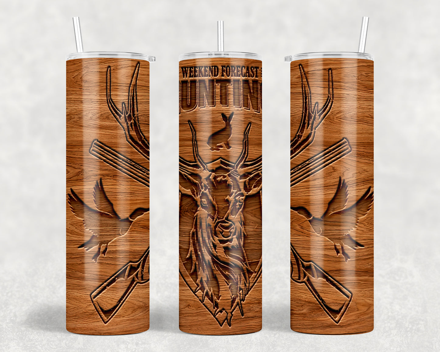 Hunting Wood grain Tumbler