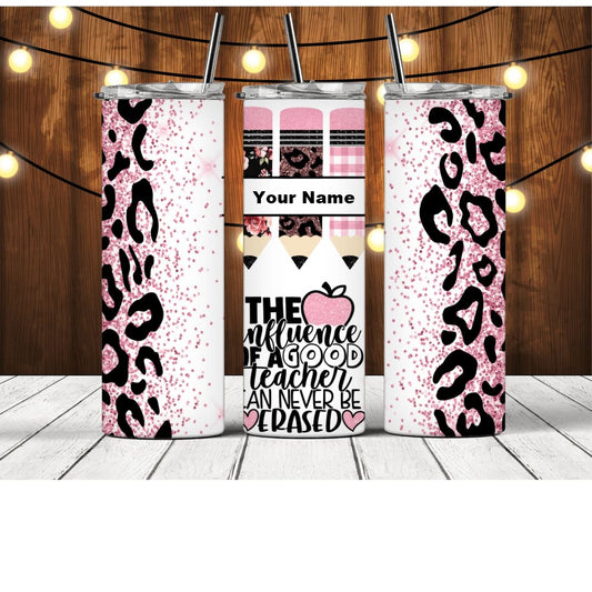 Good Teacher Leopard Customize Tumbler