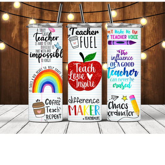 Teacher Inspire Tumbler